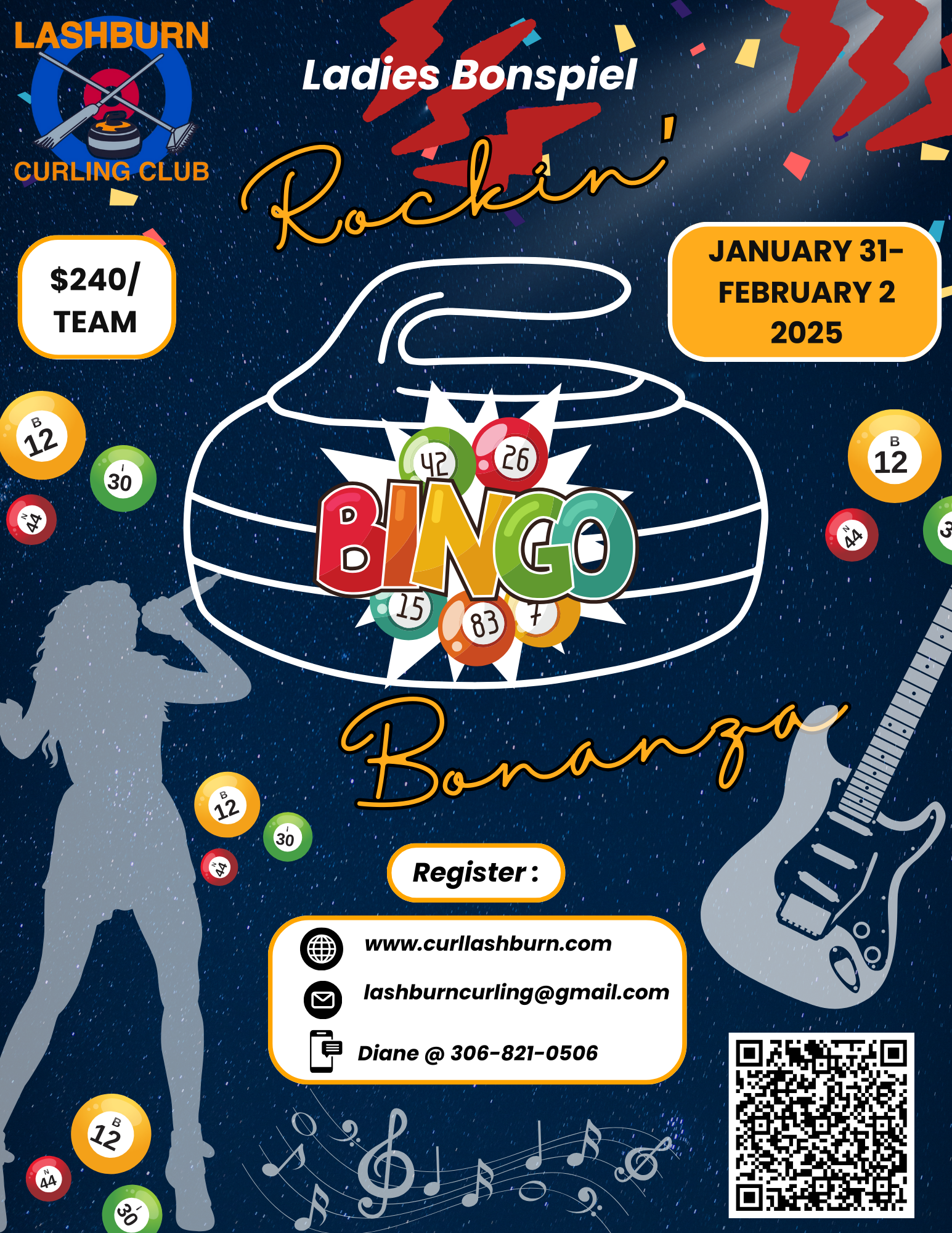 Ladies Bonspiel - Rockin' Bingo Bonanza